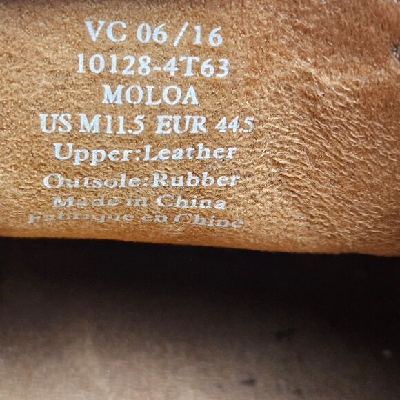 Olukai Moloa Mens Size 11.5 Brown Leather Moc Toe Slip On Casual Loafers Shoes main image 13